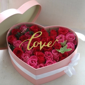 Mothers Day Pink Rose Box & Chocolates